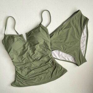 Elegant Olive Bikini Set for Women